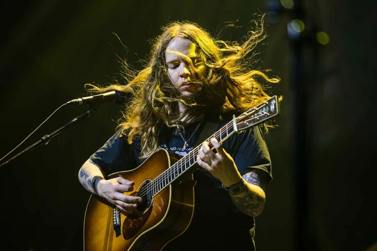 Billy Strings onstage in Asheville, North Carolina, Photo: Jesse Faatz
