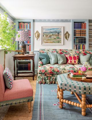 Image may contain Furniture Cushion Pillow Living Room Indoors Room Couch and Rug