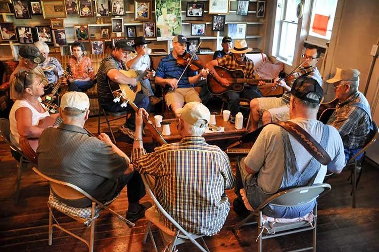 Musicians at the McClurg Jam