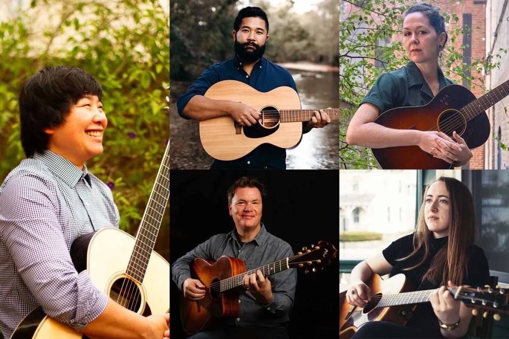 Clockwise from left: Lisa Liu, Thu Tran, Mamie Minch, and Sean McGowan