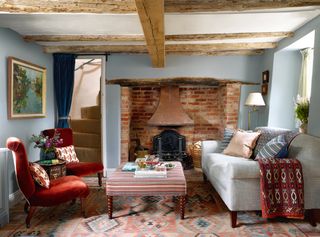 In bringing together two 18thcentury Norfolk cottages with a modern extension to join them together Anna successfully...