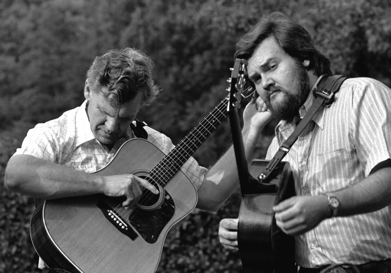 Guitarists Doc and Merle Watson